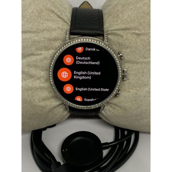 Fossil Gen 4 Authentic Digital Dial Smart Watch Custom Band FTW6016 ZA588 - Picture 1 of 12